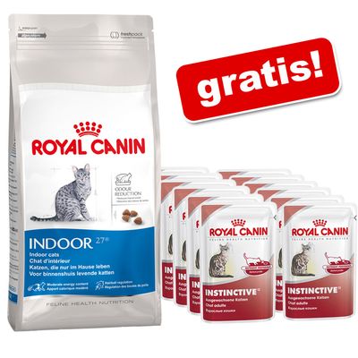 2 kg Royal Canin Trockenfutter + 12 x 85 g Pouches gratis! - Light 40 + Light