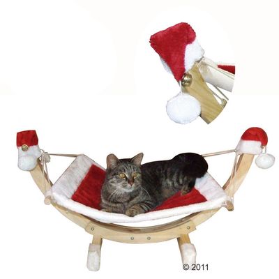 Hangmat Siesta X-Mas - - rood-wit