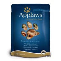 Voordeelpakket Applaws Kattenvoer 12 x 70 g - - Tonijn met Brasem