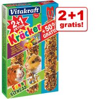 2 + 1 gratis! 3 Vitakraft Kr�cker f�r Meerschweinchen - - 3 St�ck Honig