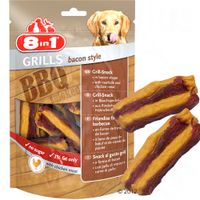 8in1 Delights Grills Bacon pour chien - 3 x 80 g 8in1 Delights Grills Bacon pour chien - 3 x 80 g