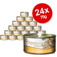 Applaws Kattenvoer 24 x 70 g Voordeelpakket - - zoutwatervis