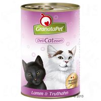 Granatapet DeliCatessen Kattenvoer 6 x 400 g - - Wild & Eend