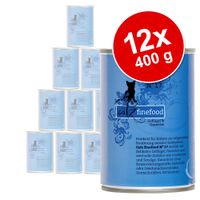 Voordeelpakket Catz Finefood Kattenvoer 12 x 400 g - - Kip & Fazant