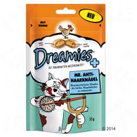 Dreamies Kattensnack Mr. Anti-Haarbal - - 55 g