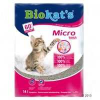 Biokats Micro Fresh Kattenbakvulling - - 14 l