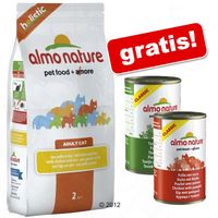 12 kg Almo Nature kattenvoer + 2 blikjes Almo Nature gratis! - - Witte vis & Rijst