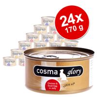 Voordeelpakket Cosma Glory in gelei Kattenvoer 24 x 170 g - - Gemengd voordeelpakket