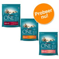 3 x 800 g gemengd pakket Purina One Adult Kattenvoer - - 3 x 800 g gemengd pakket Purina One Adult