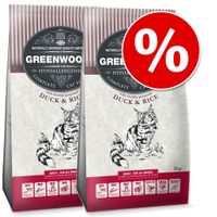 Dubbelpak: Greenwoods Kattenvoer - - Kalkoen & Rijst