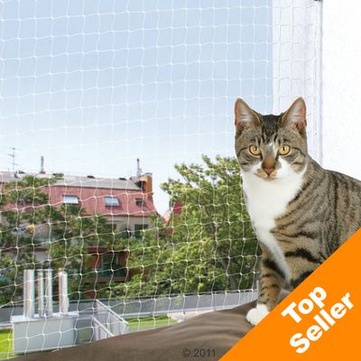 Trixie kattenbeschermnet transparant - - 2 x 1,5 m