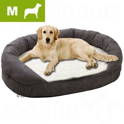 Karlie OrthoBed Oval anthrazit, Groesse M - ca. L 72 x B 50 x H 20 cm