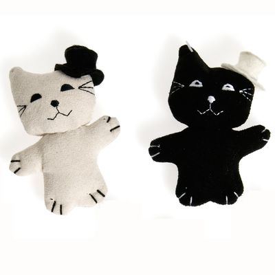Cat Toy Cat with Hat - 1 toy, 8 cm