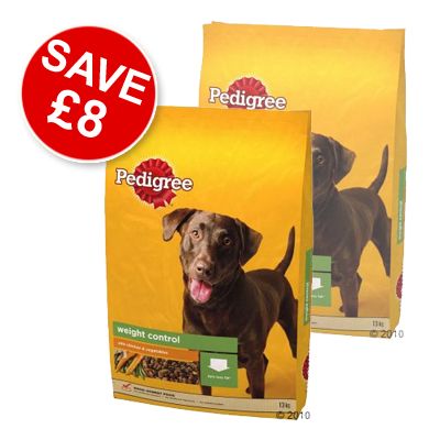 Pedigree Economy Packs Light & Senior Economy Pack 2 x 13 kg Pedigree Light