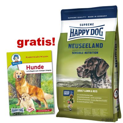 4 kg Happy Dog Supreme + Happy Dog Benny Blu Buch gratis! - Mini Baby & Junior 29