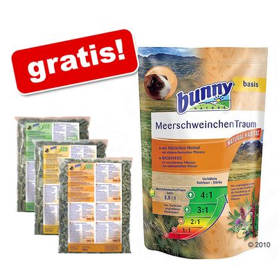 Bunny 1-2-3-Fit Umstellpack Meerschweinchen -4teilig