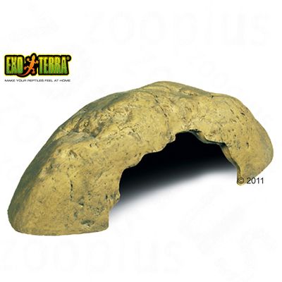 Grotte Reptile Cave Hagen Exo Terra pour reptiles- dimensions: L 18 x l 10 x H 6 cm