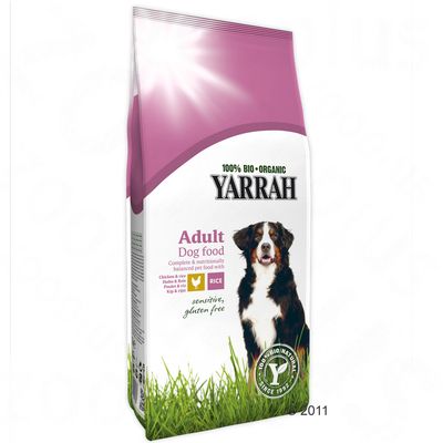 Yarrah Bio Sensitive Hundefutter mit Huhn & Reis - Doppelpack 2 x 7,5 kg