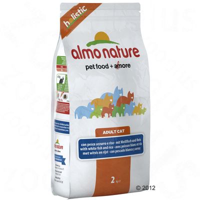 Croquettes pour chat Almo Nature Holistic, poisson & riz- 2 kg