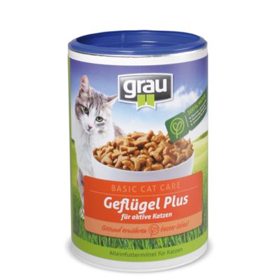 Croquettes pour chat Grau Basic Cat Care, volaille plus- 2 x 5 kg