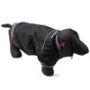 Abrigo para perros Rodney Jacket Negro - - Talla M : 24 cm longitud dorsal