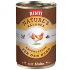 Rinti NatureÂ´s Balance 6 x 400 g - Junior with Veal, Rice, Salmon Oil & Garden Herbs
