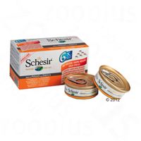 Schesir Small in gelei Kattenvoer 6 x 50 g - - tonijn met rund