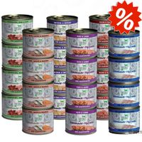 Gemischtes Probierpacket Grau Getreidefrei 24 x 200g 24 x 200 g