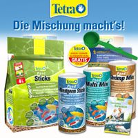 Tetra Pond Sticks + Teichfisch-Futter Exklusiv Set - - 4000 ml Sticks + 3 x 1000 ml Futter Exklusiv Set