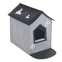 XXL Kattenhuis Filzi, 2 in 1 - - L 58 x B 46 x H 62,5 cm