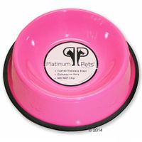 Platinum Pets Roestvrijstalen Voerbak Bubblegum Pink - - 175 ml, Ø 15 cm