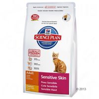 Hill's Feline Sensitive Skin Adult Kattenvoer - - 5 kg