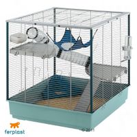 Ferplast frettenkooi Furet XL grijs L 80 x B 75 x H 86,5 cm