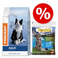 Combipak: 10 kg Fokker + 15 kg Tigerino Canada - - Adult