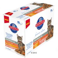 Hill's Feline Young Adult Sterilised Kattenvoer 6 x 85 g - - met Zalm 6 x 85 g