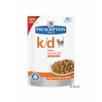 Hill's Prescription Diet Feline K/D pouch - Nieraandoeningen - - 12 x 85 g