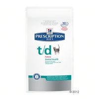 Hill's Feline T/D Prescription Diet - Gezond gebit - - 5 kg