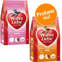 Wahre Liebe Kattenvoer 2 x 400 g probeerpakket - Gemengd probeerpakket Wahre Liebe 2 x 400 g