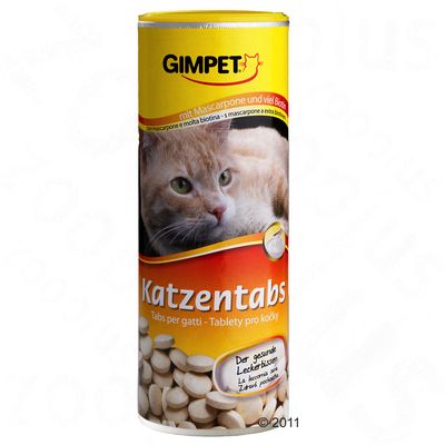 Gimpet Cat Tablets Mascarpone and Biotin - 350 tablets