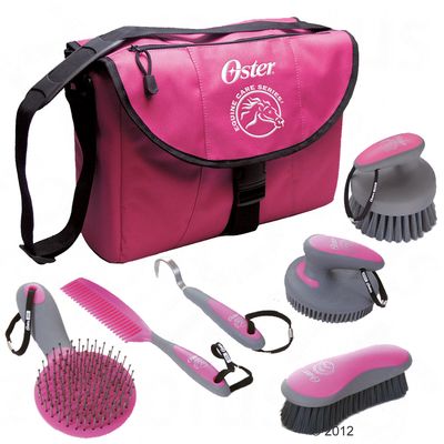 Oster Pferdepflege Putzzeug Set - - pink Preisvergleich