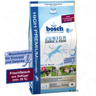 Bosch Junior Lamm & Reis - 15 kg