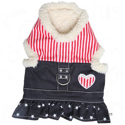 Harnais souple pour chien Denim Girl- taille S : tour de poitrail 32 - 36 cm