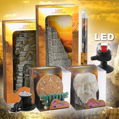 Kit complet Civilisation Disparue H2show- kit complet de décoration avec LED et aérateur