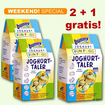 Bunny Joghurt-Taler, 2 + 1 gratis! - 3 x 150 g