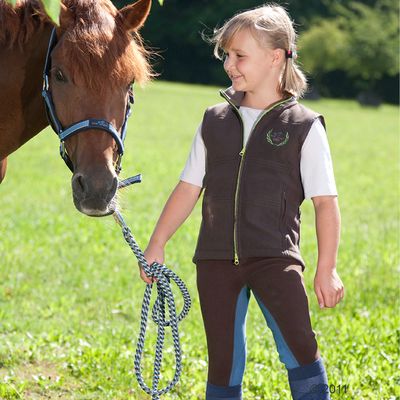 Kinderreithose Miley - BRAUN / RAUCHBLAU - - braun / rauchblau Gr. 146 Preisvergleich