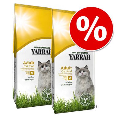Sparpaket: 2 x 10 kg Yarrah Bio Katzenfutter - - Huhn Preisvergleich