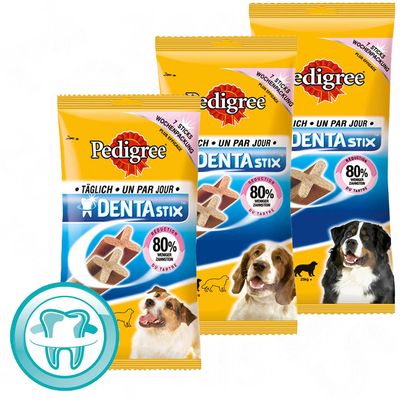 Friandises pour chien Pedigree Denta Stix- 28 Denta Stix, 1080 g, pour grand chien