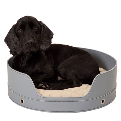 Rundes Kuschelbett aus Kunstleder - - &Oslash; 46 x 15 cm Preisvergleich