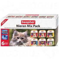 Gemengd proefpakket: Beaphar Nierendieet Kattenvoer - - 6 x 100 g