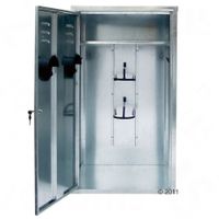 Sattelschrank - - silber